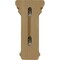 Ekena Millwork 5"W x 5 3/4"D x 10"H Medium Woodruff Wood Corbel, Cherry CORW05X05X10WFCH - alternate 4